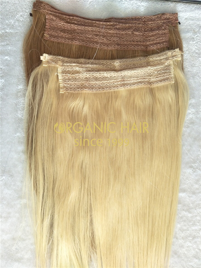 Wholesale cheap Halo hair extensions and good reviews X36